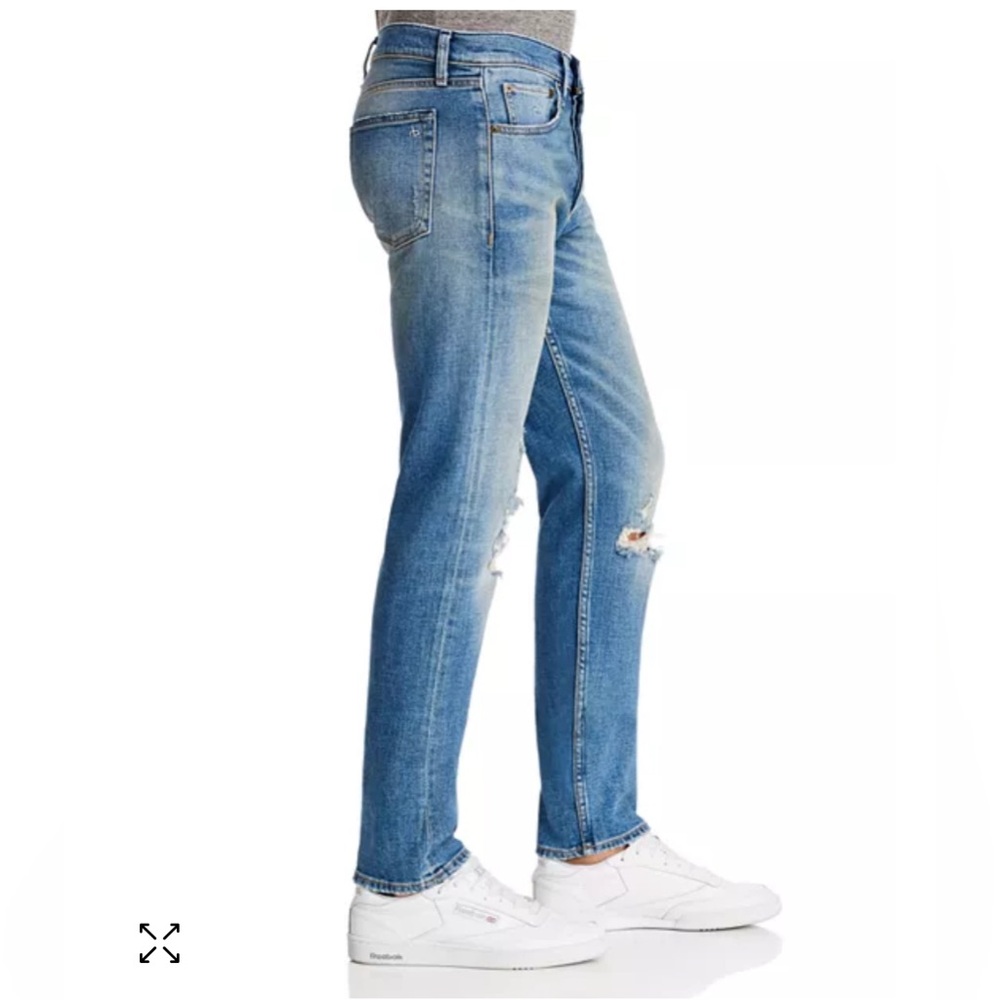 Rag & Bone Fit 2 Slim Fit Jeans in Palisade Distressed - NWT. FF - Picture 4 of 4